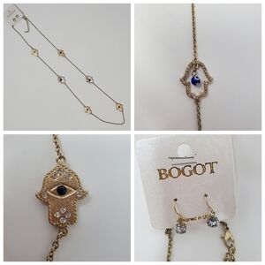 NWT Bogot Necklace and Earrings Set